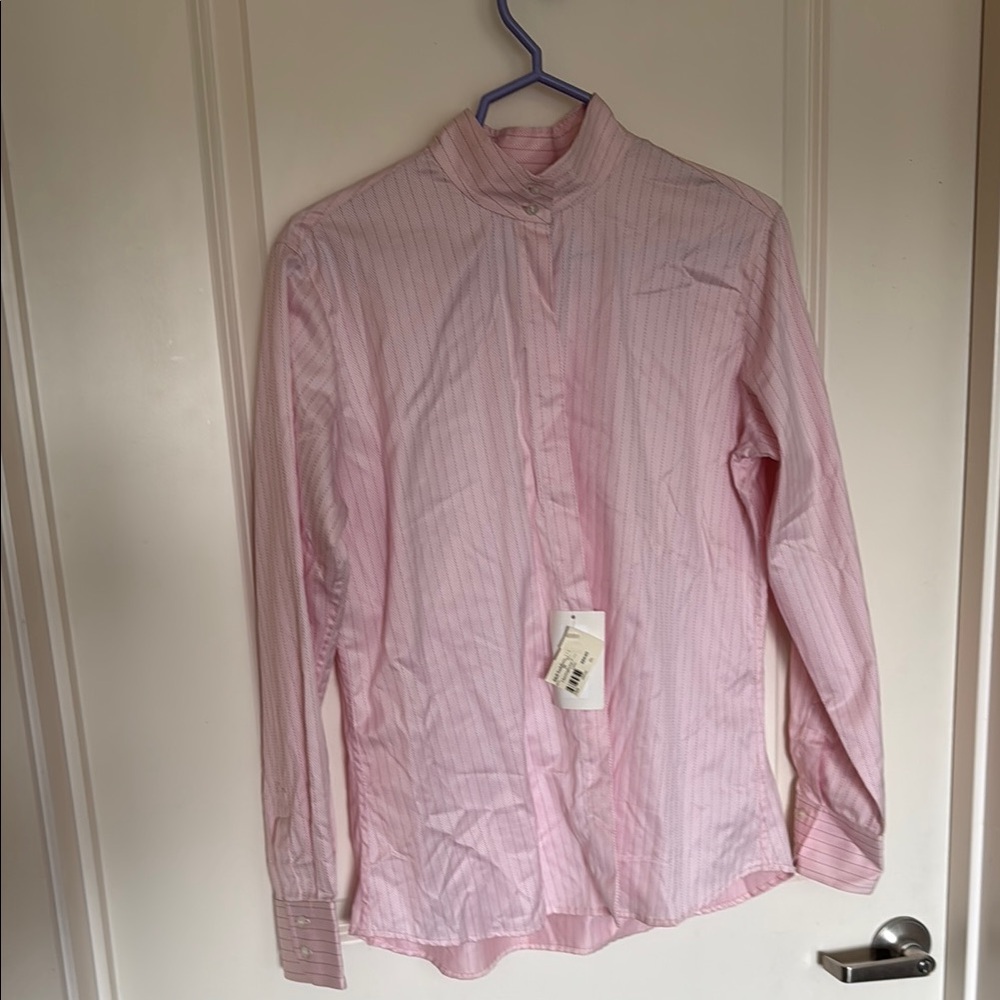 Pink and Burgundy Riding Shirt